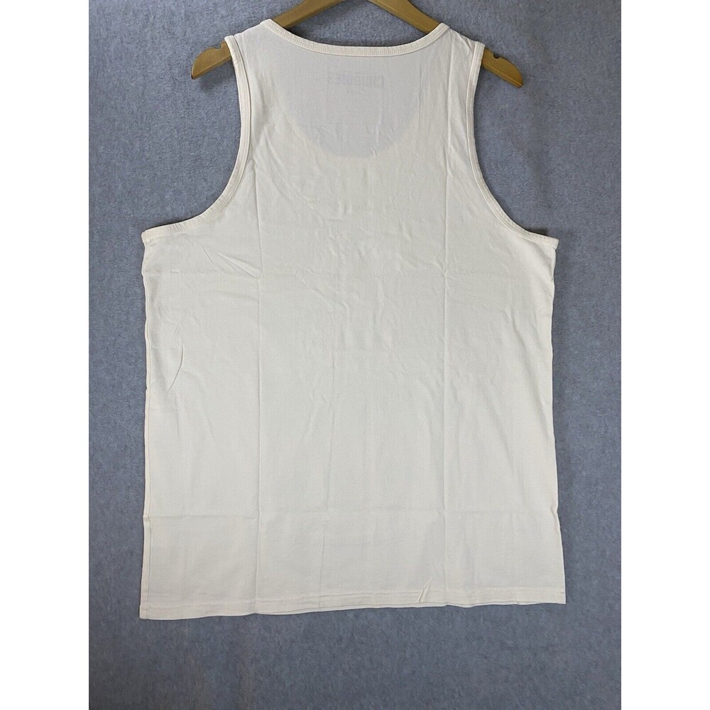 Chubbies Tank Top Mens Large Ivory 4th‎ Of July Cotton Scoop Neck Pullover Booty - Picture 4 of 6